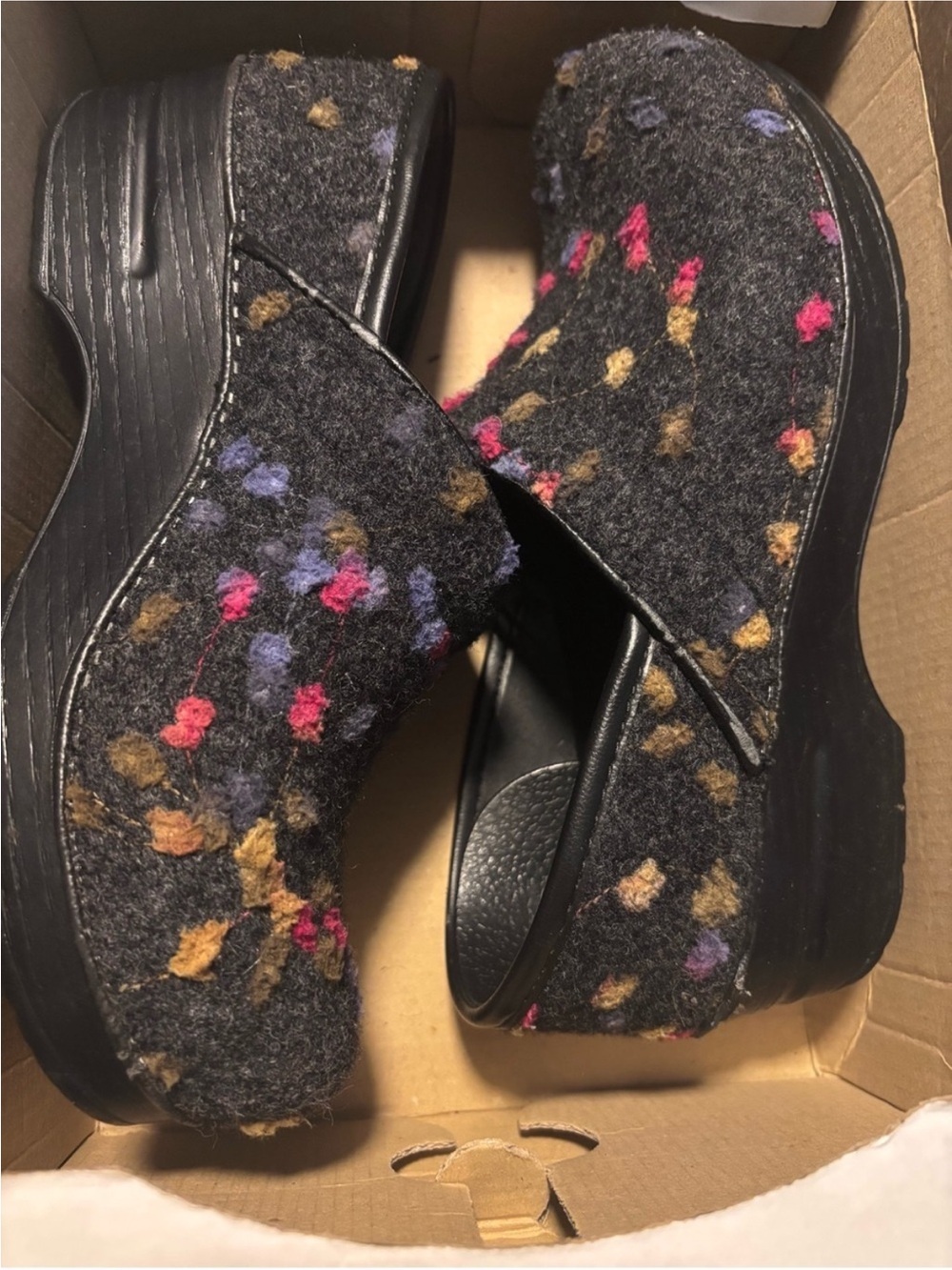 Dansko Felt Professional Clogs
- Charcoal Multi Size 37 - Picture 3 of 4